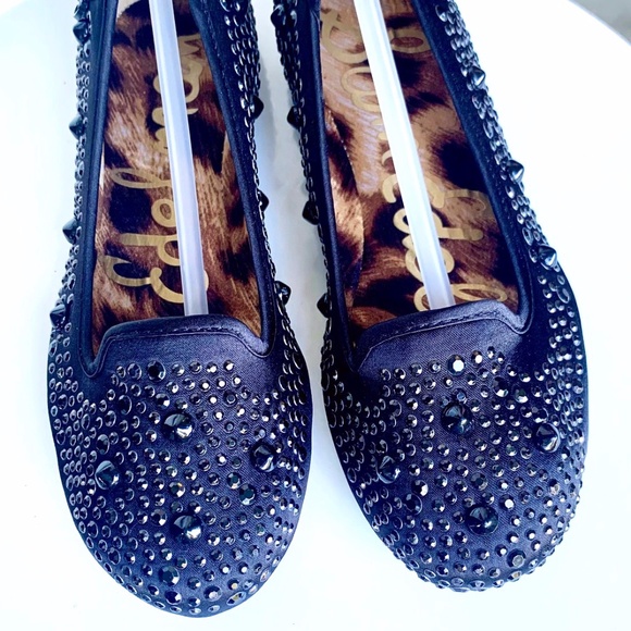 Sam Edelman Black Satin Arena Stud SIZE 11.5  (NEW) - Picture 2 of 9